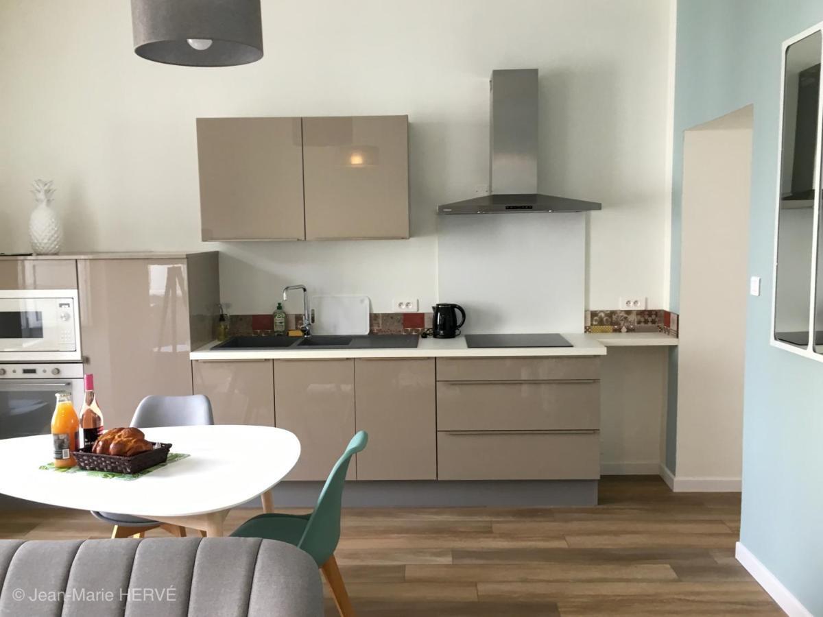 La Palmeraie - Appartement Classe 4 Etoiles - Hyper Centre Ville Quimper Kültér fotó